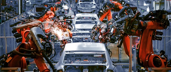 Automotive Welding Robot Production Line