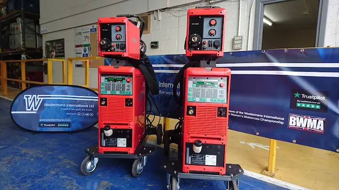 Fronius heavy duty mig welders in westermans shop