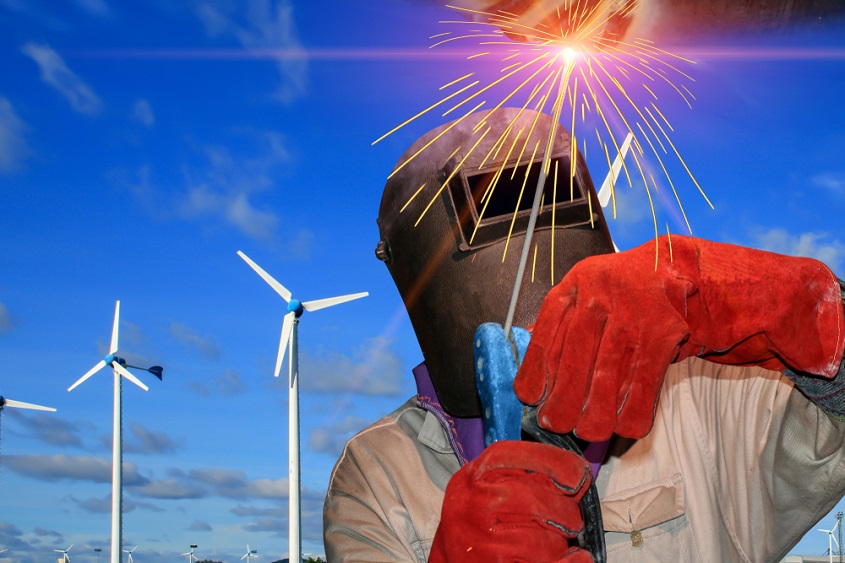 welding wind turbine