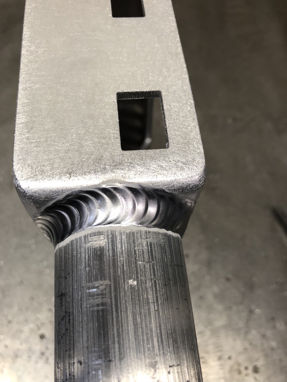 TIG Welded Aluminium Joint