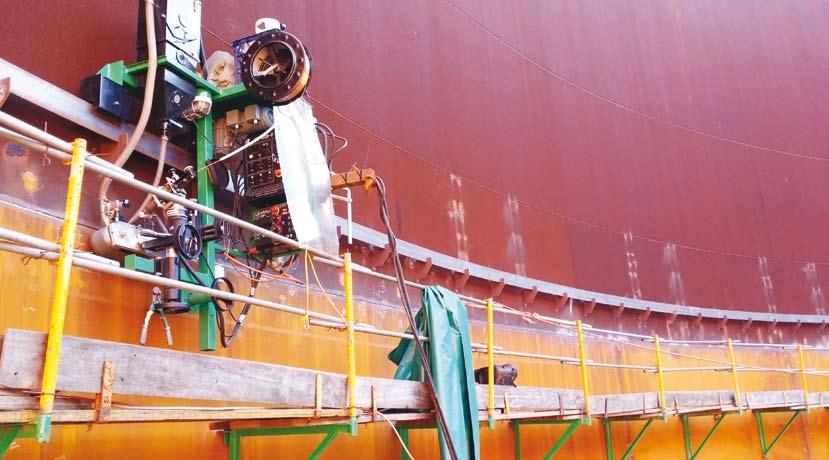 Storage Tank Welding with Automatic Girth Welding System