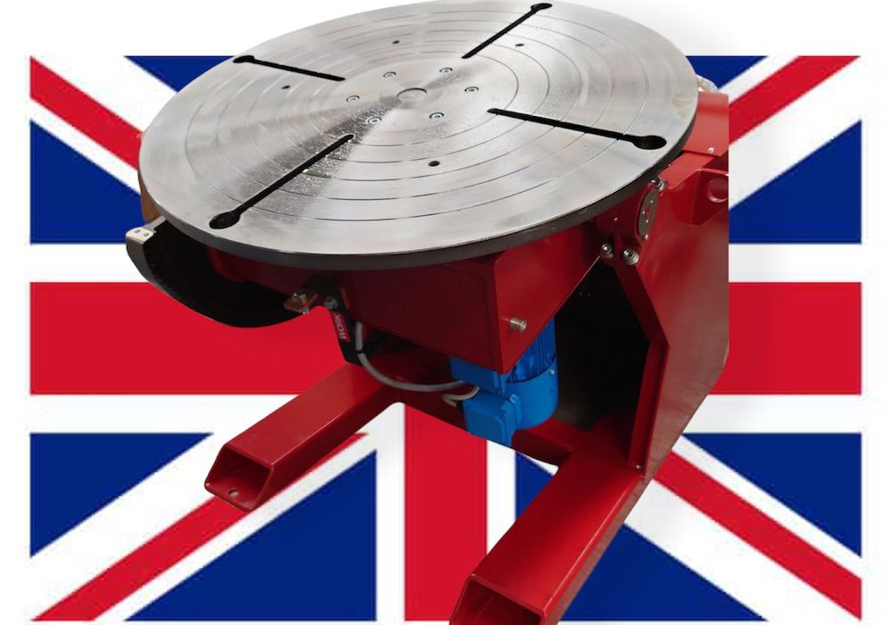 UK Made Welding Positioners in Stock for Quick Delivery