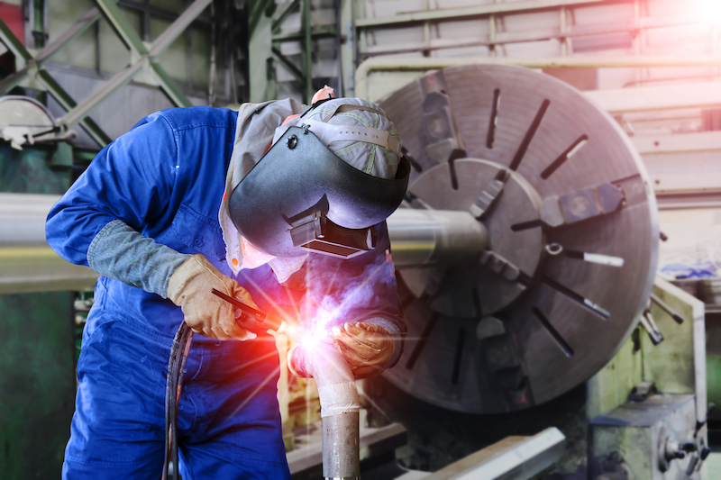 This welding positioner makes awkward, heavy duty jobs easy.