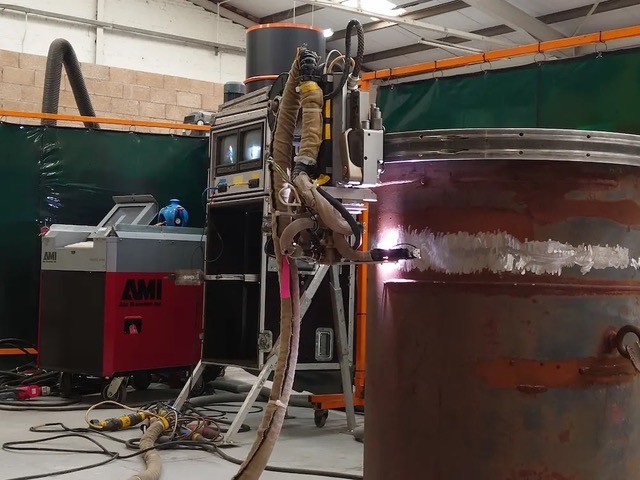 orbital pipe welding with AMI welding equipment