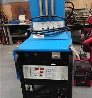 Messer Inverter 400 dc -p tig/plasma welding machine, water cooled