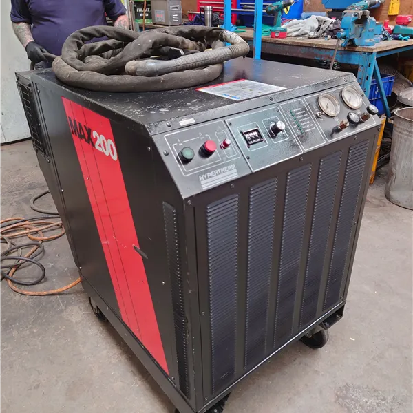 Hypertherm Max 200 Plasma with Hand Torch 50mm cutting with air 