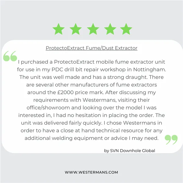 ProtectoXtract High Efficiency Welding Fume Extraction with W3 filters