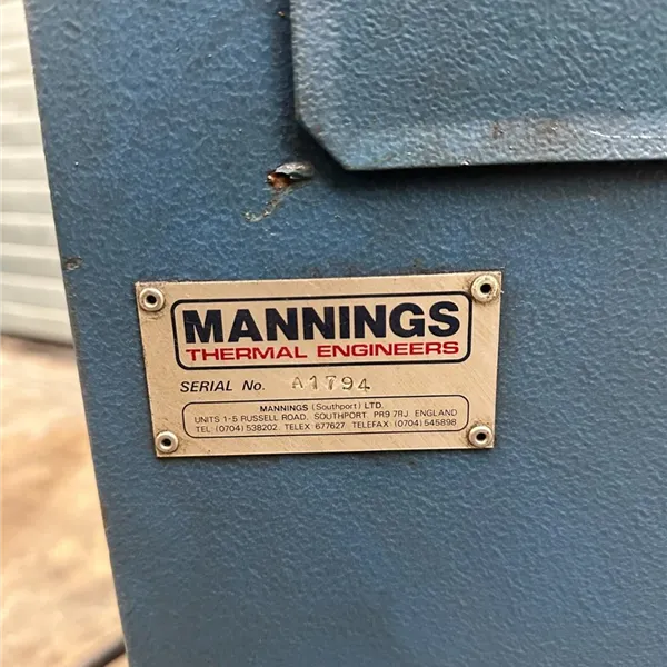 Mannings Pre Heat treatment Units PWHT