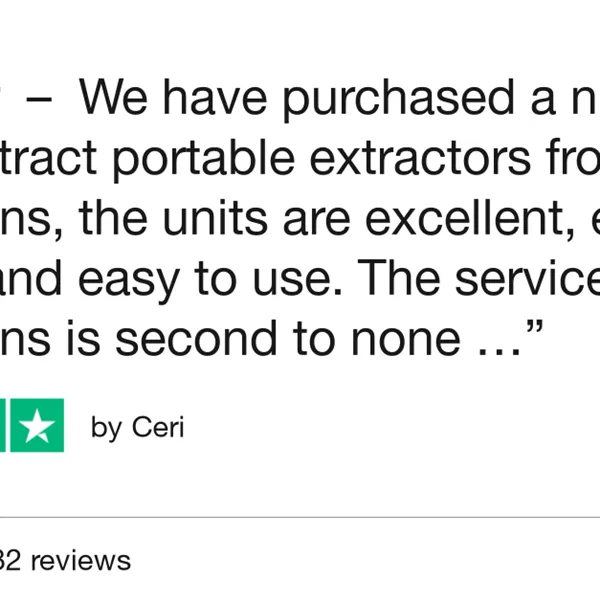 ProtectoXtra Mobile Cartridge Fume Extraction with Manual Cleaning