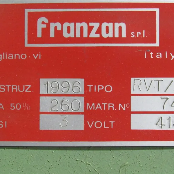 Franzan Resistance Circumferential or Longitudinal Seam welder