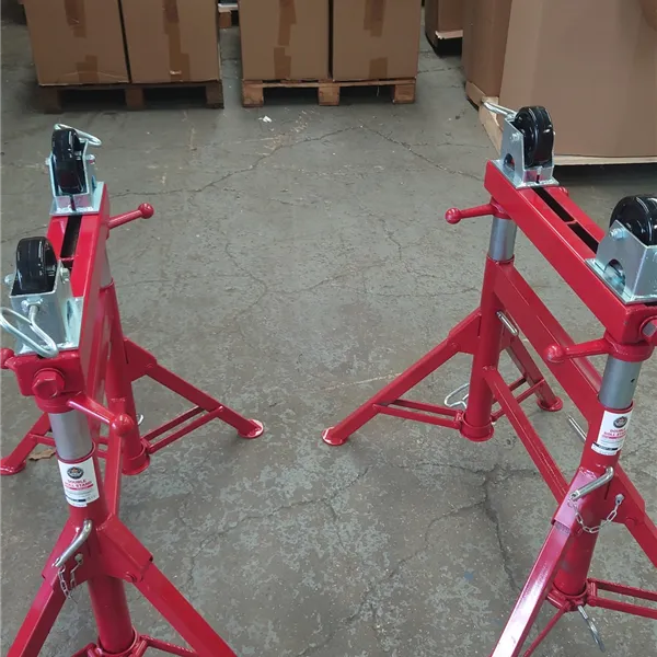 Double Roll Pipe Stands Manual Adjustment, WestWorld