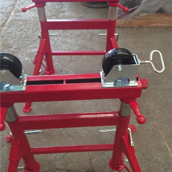 Double Roll Pipe Stands Manual Adjustment, WestWorld