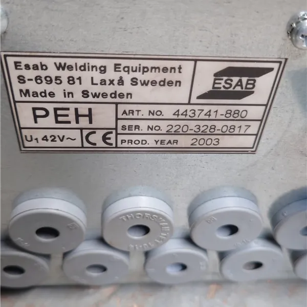 ESAB PEH Control A2-A6 PEH Process Controller 443741880 new and used
