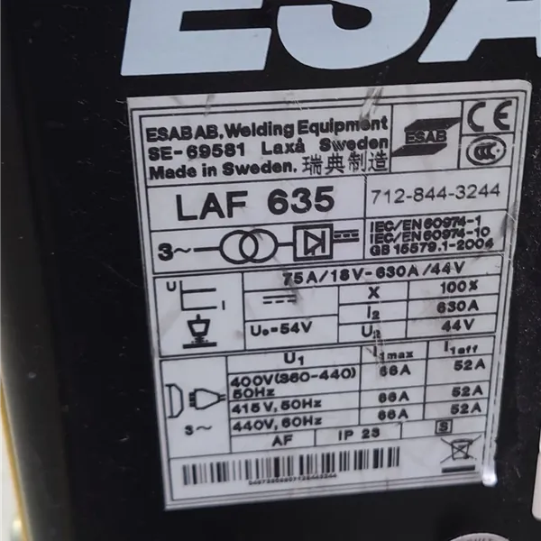 ESAB A2/A6 Beam Travelling SAW, 8m x 3m Frame with PEH Controls