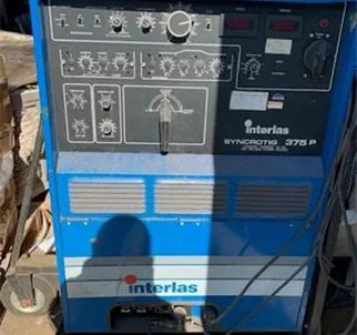 Miller Interlas Syncrotig 375P AC/DC TIG Welder, Water Cooled