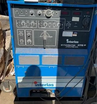 Miller Interlas Syncrotig 375P AC/DC TIG Welder, Water Cooled