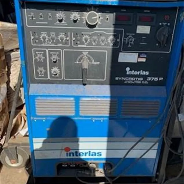 Miller Interlas Syncrotig 375P AC/DC TIG Welder, Water Cooled