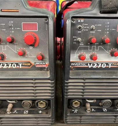 Lincoln Invertec V270TP  Pulse DC TIG Welder gas cooled 