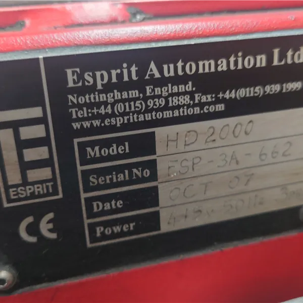 Esprit HD CNC Plasma cutter with Hypertherm HPR130