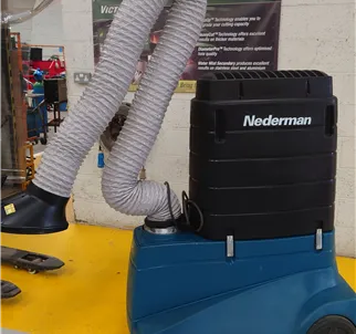 Nederman Filtercart Mobile Fume Extraction 2m arms - Used