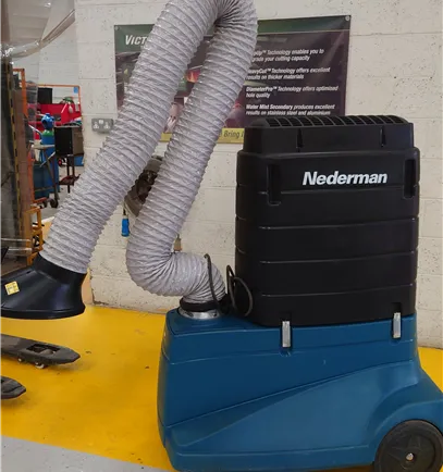 Nederman Filtercart Mobile Fume Extraction 2m arms - Used