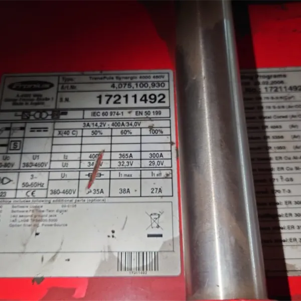 Fronius TPS P/S only. Fronius Remote RCU also Available 