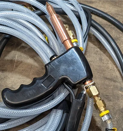 PW PG3W  Water Cooled Poke Welding Hand Tool with Cable and Hose.
