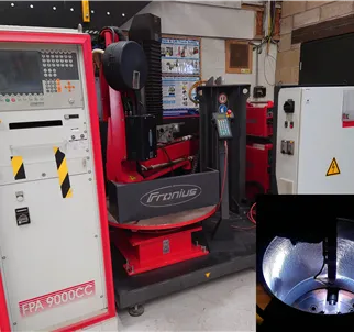 Fronius FPA 9000CC Compact Hot Wire Weld Cladding Station Reduced
