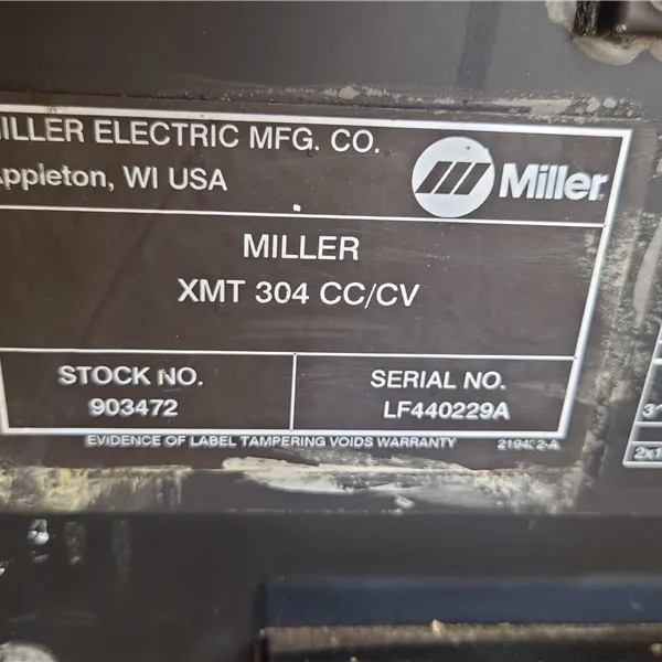 Miller XMT 304 Multi Process Inverter Welding power source