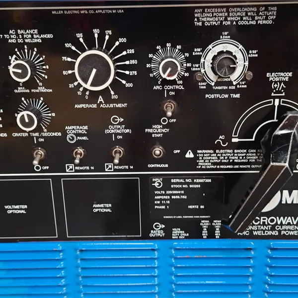Miller Syncrowave 250 AC/DC TIG Package