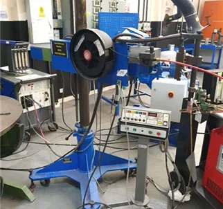 Bode PCB Column and Boom Auto TIG with Cold Wire Feed 