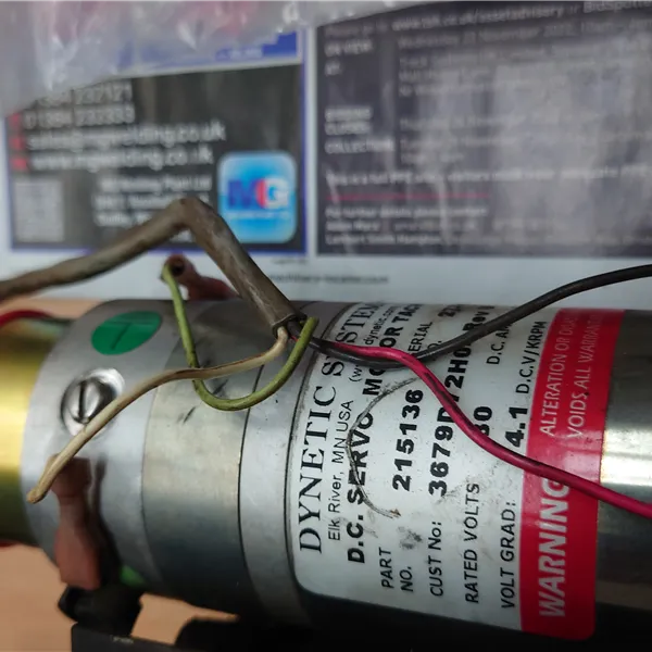 Dynetic Systems Motor with Bison gear box