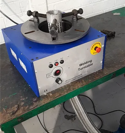 VBC W-2 Hollow Welding Turntable Vertical Load 150kg Hole Thru