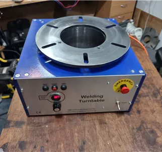 VBC W-2 Hollow Welding Turntable Vertical Load 150kg Hole Thru