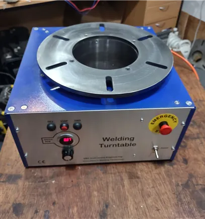 VBC W-2 Hollow Welding Turntable Vertical Load 150kg Hole Thru