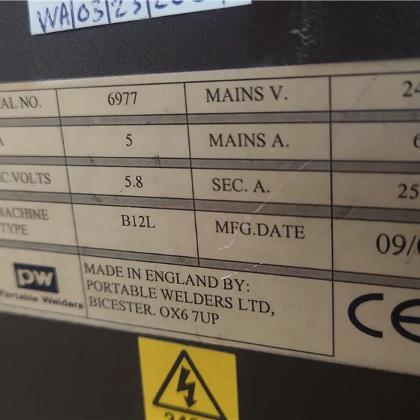ISOMATIC PW B12 Poke Single Sided Resistance Spot Welder with PG3