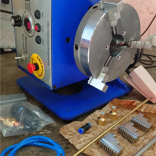 VBC B-3 Manual Solid Turntable  With Back Purge Through Hole