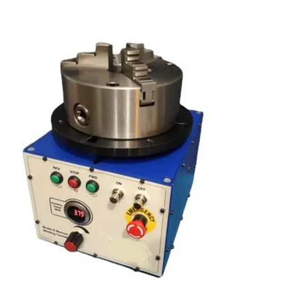 B-2 Manual Solid Turntable with Back Purge Through Hole