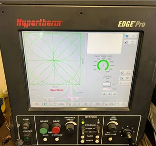 Hypertherm Edge Pro Plasma Cutting CNC Unit