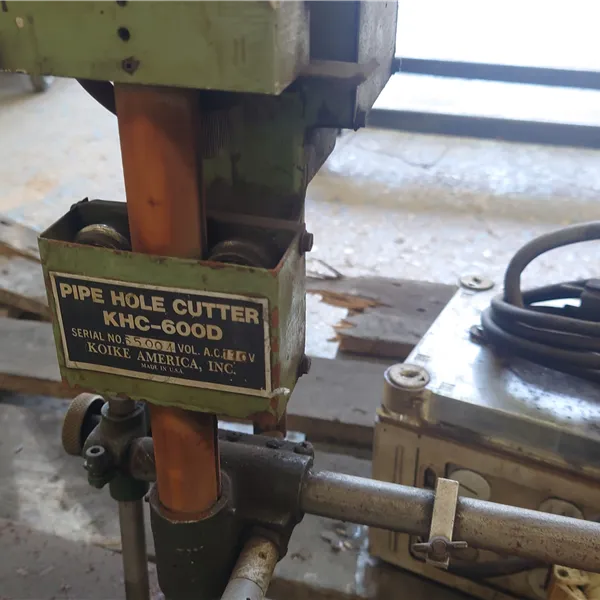 Used Koike KHC-600D Automatic Hole Cutting Machine