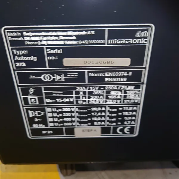 Migatronic Automig 273 Compact MIG welder