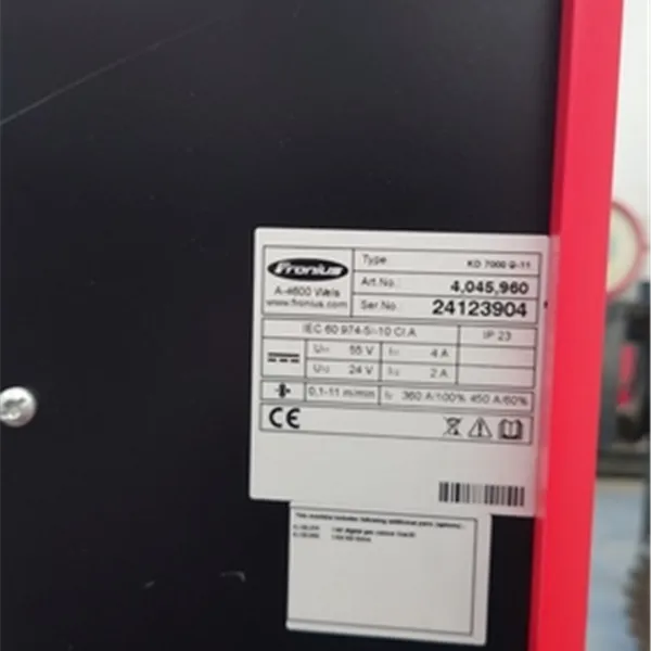 Fronius Magicwave 4000 ac/dc TIG with KD 7000D-11