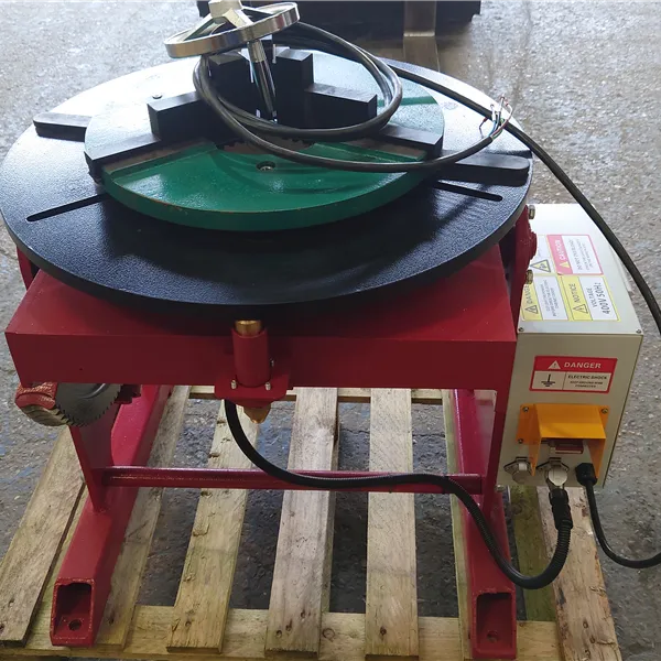 300kg Welding Positioner 210mm Centre Thru Hole, New West