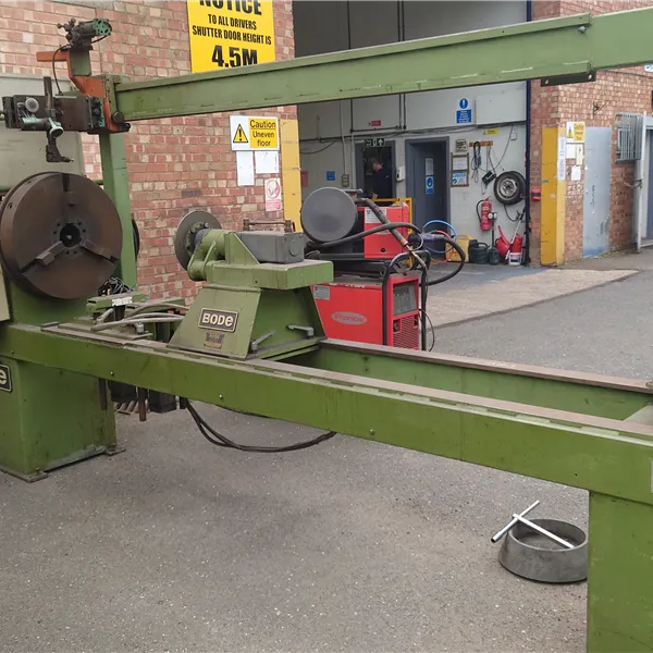 Bode Welding Lathe for Dished Ends and Seams