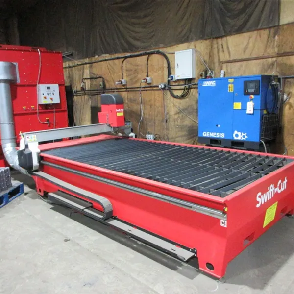 Swift-Cut PRO 3000 CNC Plasma cutter with Typhoon Extraction system 