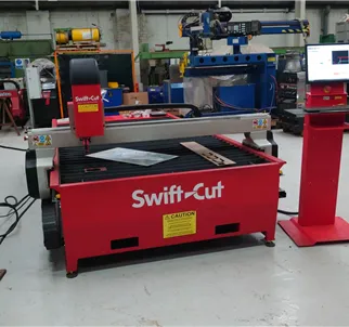 Swift-Cut PRO 3000 CNC Plasma cutter with Typhoon Extraction system 