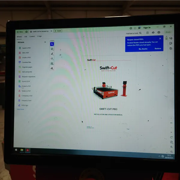 Swift-Cut PRO 2500 CNC with Powermax 125 plasma