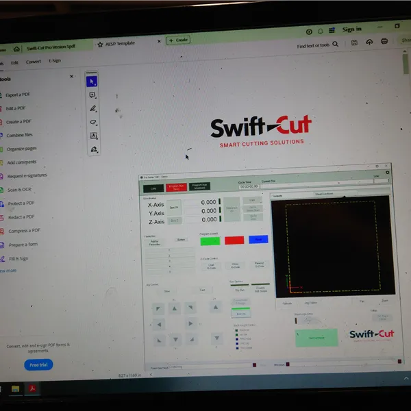 Swift-Cut PRO 2500 CNC with Powermax 125 plasma