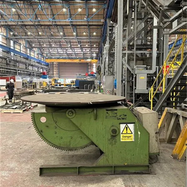 Bode 2 VP/5 5 Ton Welding Positioner Thru Hole Table