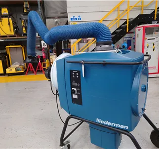 Used Nederman Filterbox 12A Mobile Fume Extractor 